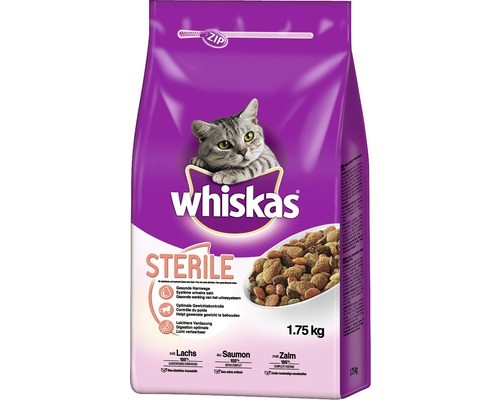 Whiskas Salmon Sterilized Croquette 1.75kg